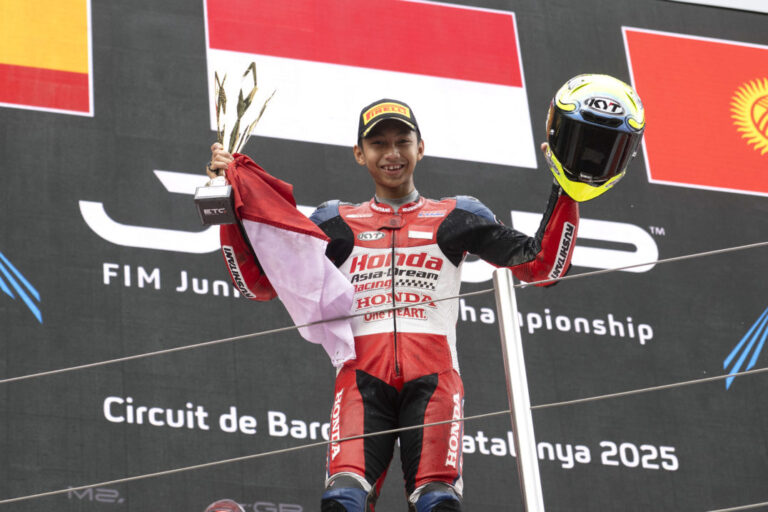 Ramadhipa Juara FIM JuniorGP World Championship 2025 di Barcelona, IMI Pusat: Alarm Positif